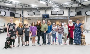 Rena Strober & the DOTZ choir recording the Imagine That album